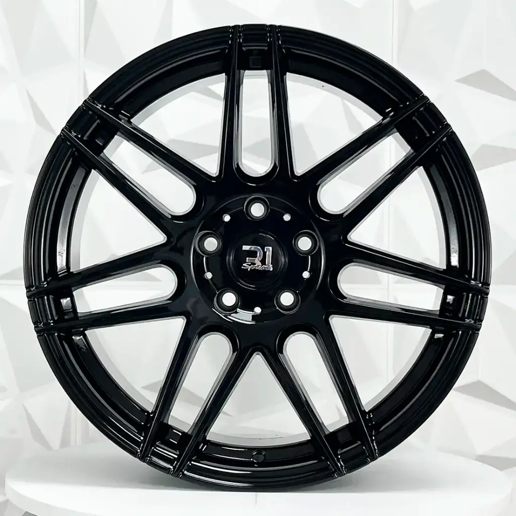 RIN 19X9 5-120 R1 SPORT 9528 GLOSS BLACK ET15 CB74.1
