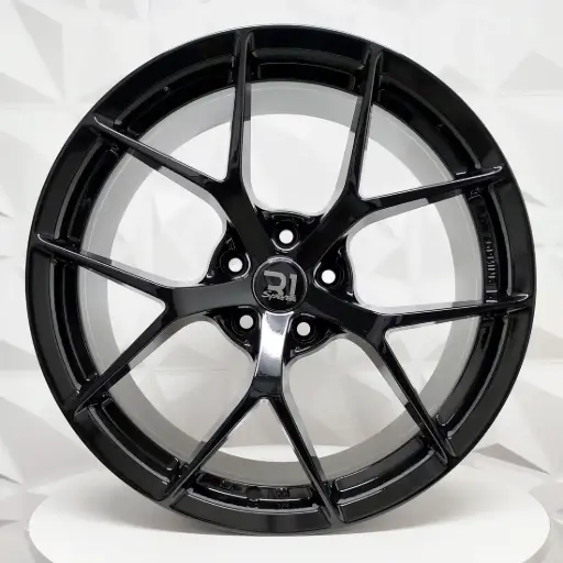[FF198612] RIN 19X8.5 5-114.3 R1 SPORT RGW019FF GLOSS BLACK ET35 CB73.1